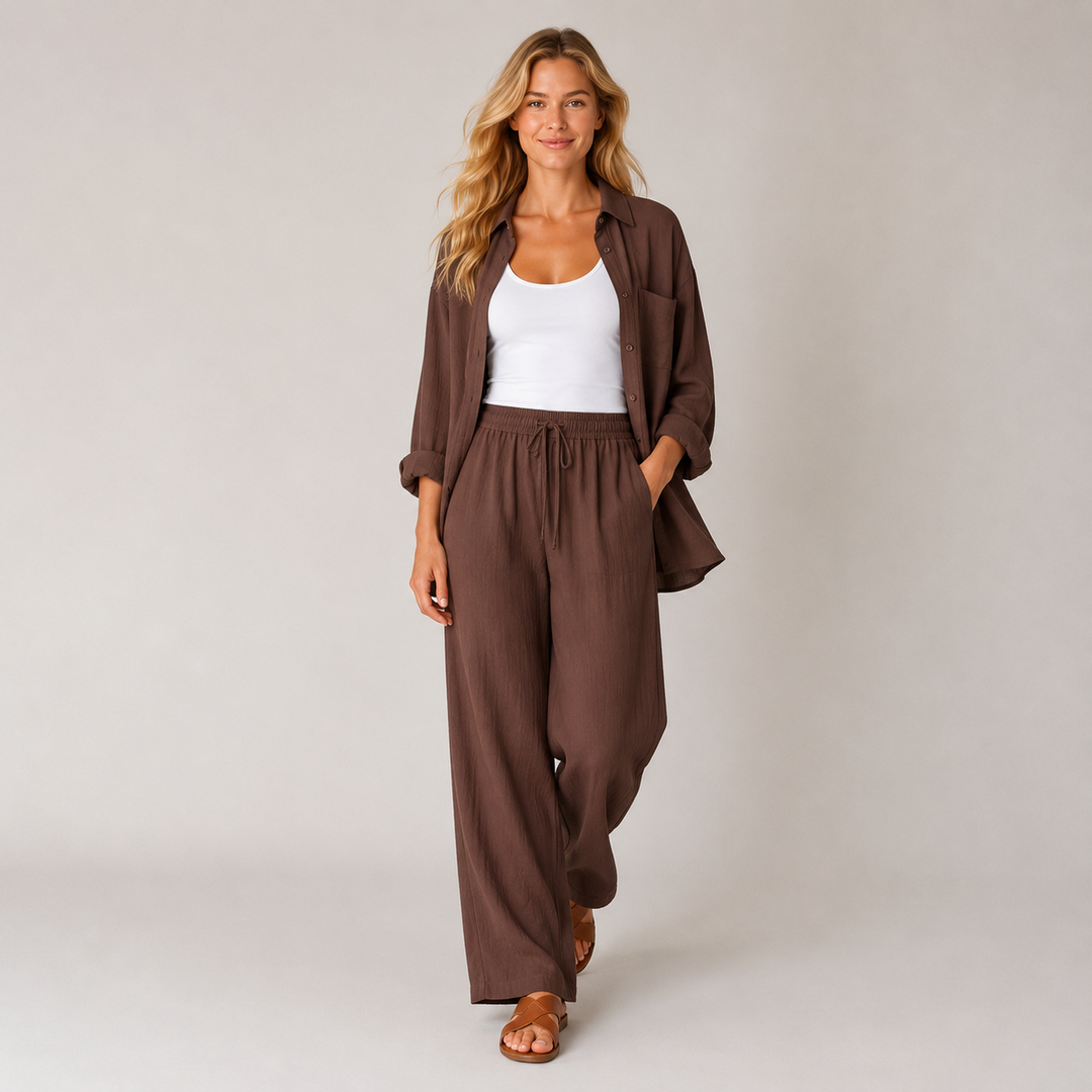 Lisa™ | Luftiges Leinen-Set