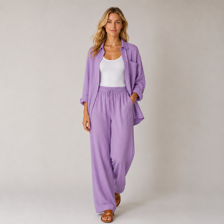 Lisa™ | Luftiges Leinen-Set