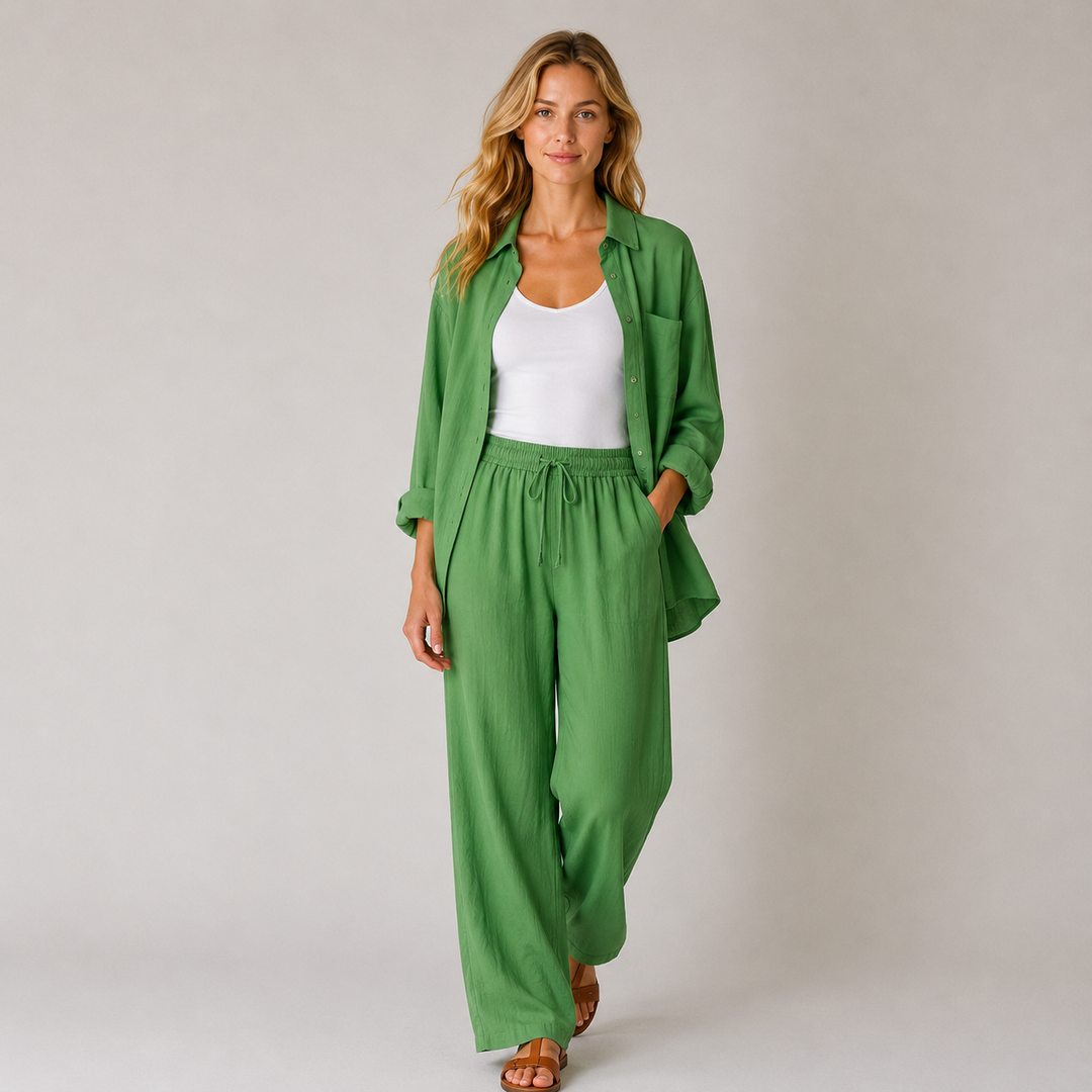 Lisa™ | Luftiges Leinen-Set