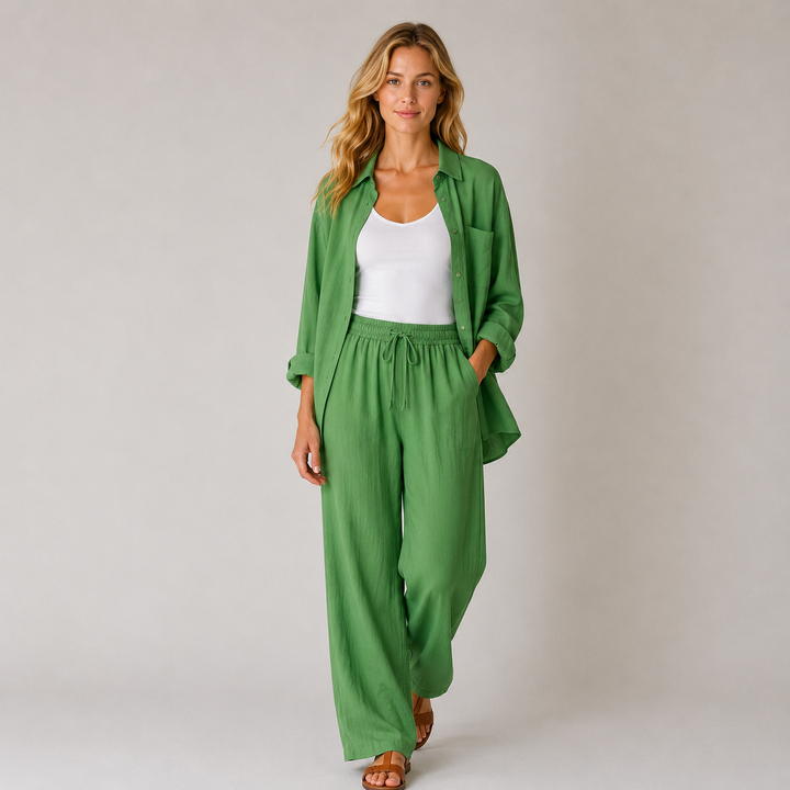 Lisa™ | Luftiges Leinen-Set
