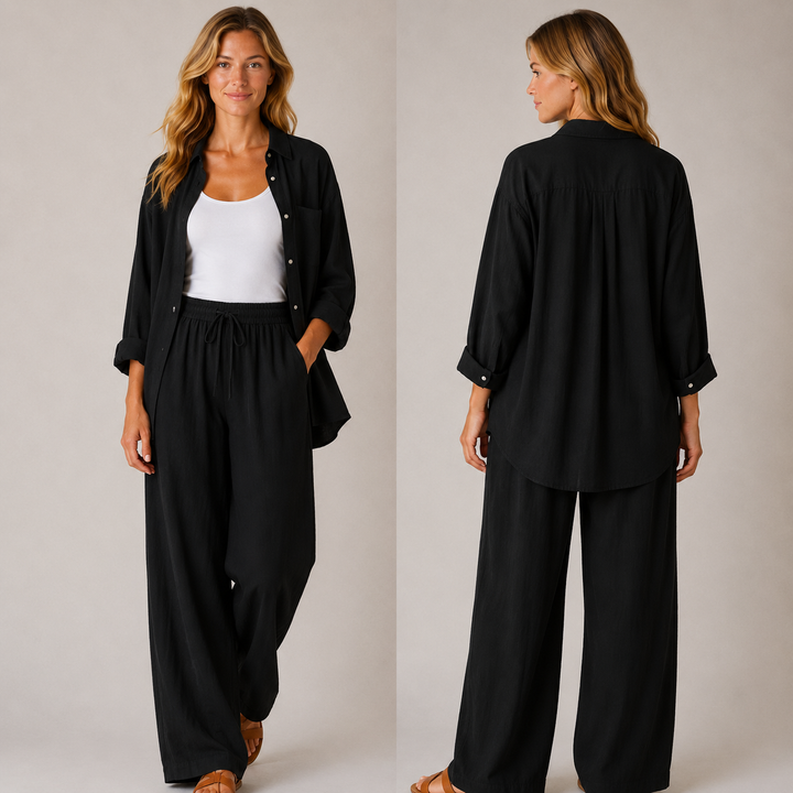 Lisa™ | Luftiges Leinen-Set