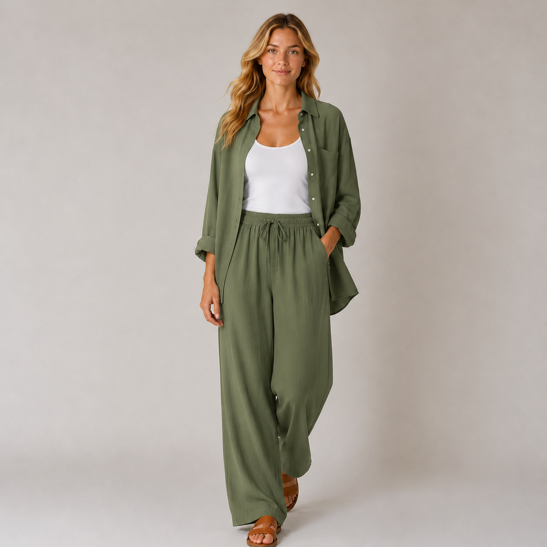 Lisa™ | Luftiges Leinen-Set
