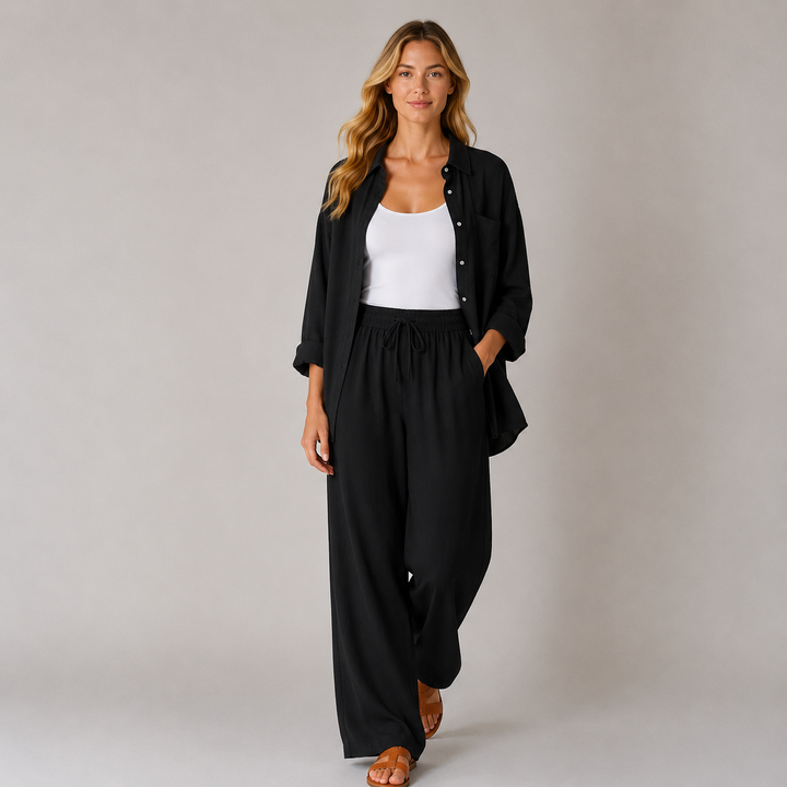 Lisa™ | Luftiges Leinen-Set