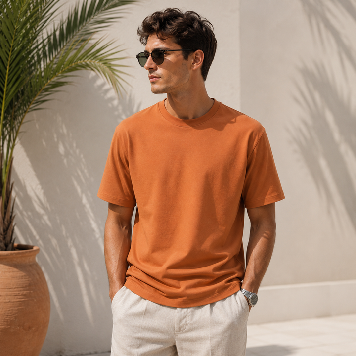 Guy™ | Luxuriöses Seiden-T-Shirt
