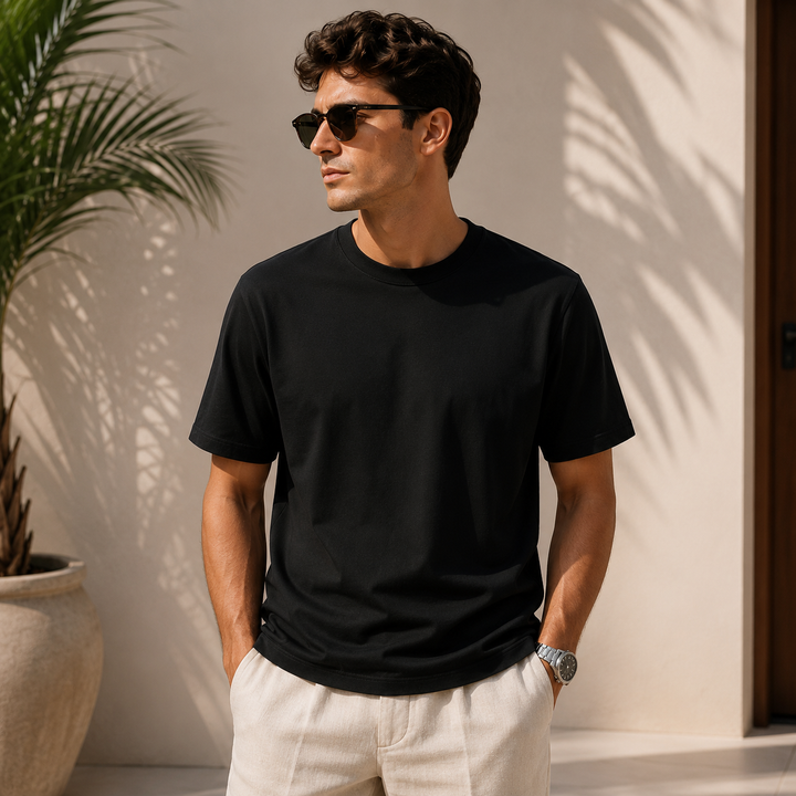 Guy™ | Luxuriöses Seiden-T-Shirt