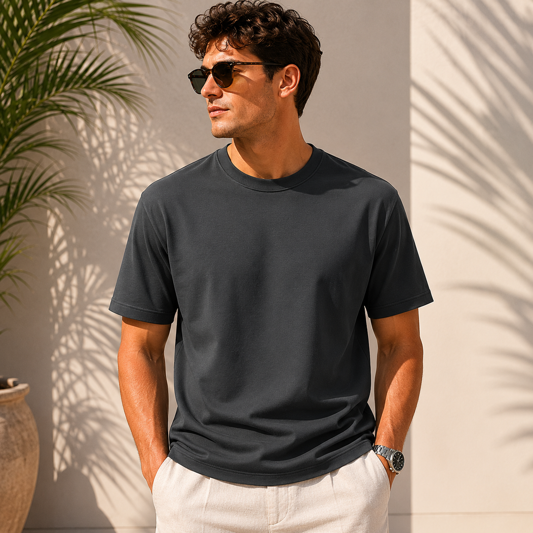 Guy™ | Luxuriöses Seiden-T-Shirt