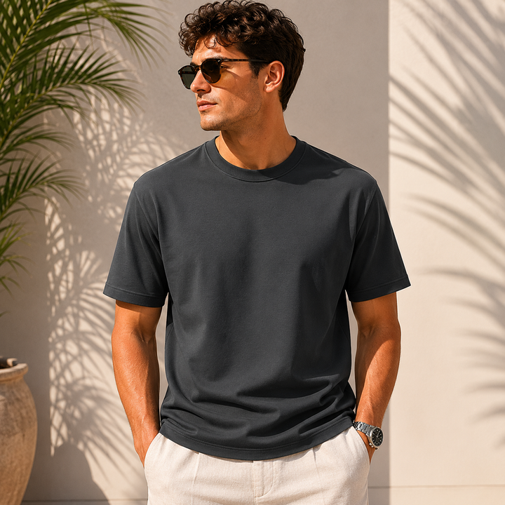 Guy™ | Luxuriöses Seiden-T-Shirt