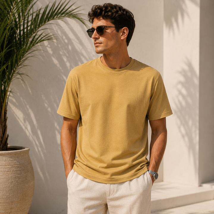 Guy™ | Luxuriöses Seiden-T-Shirt