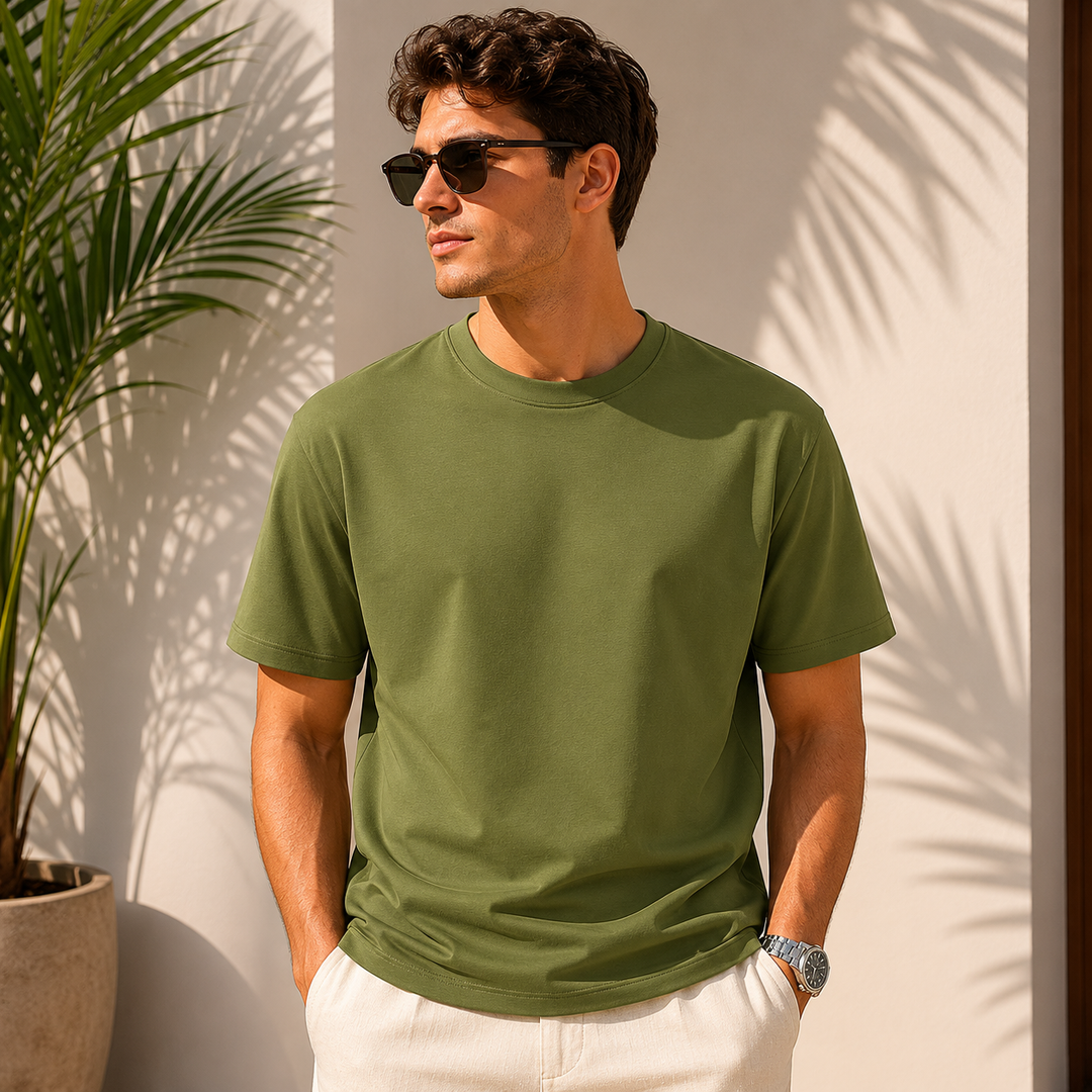 Guy™ | Luxuriöses Seiden-T-Shirt