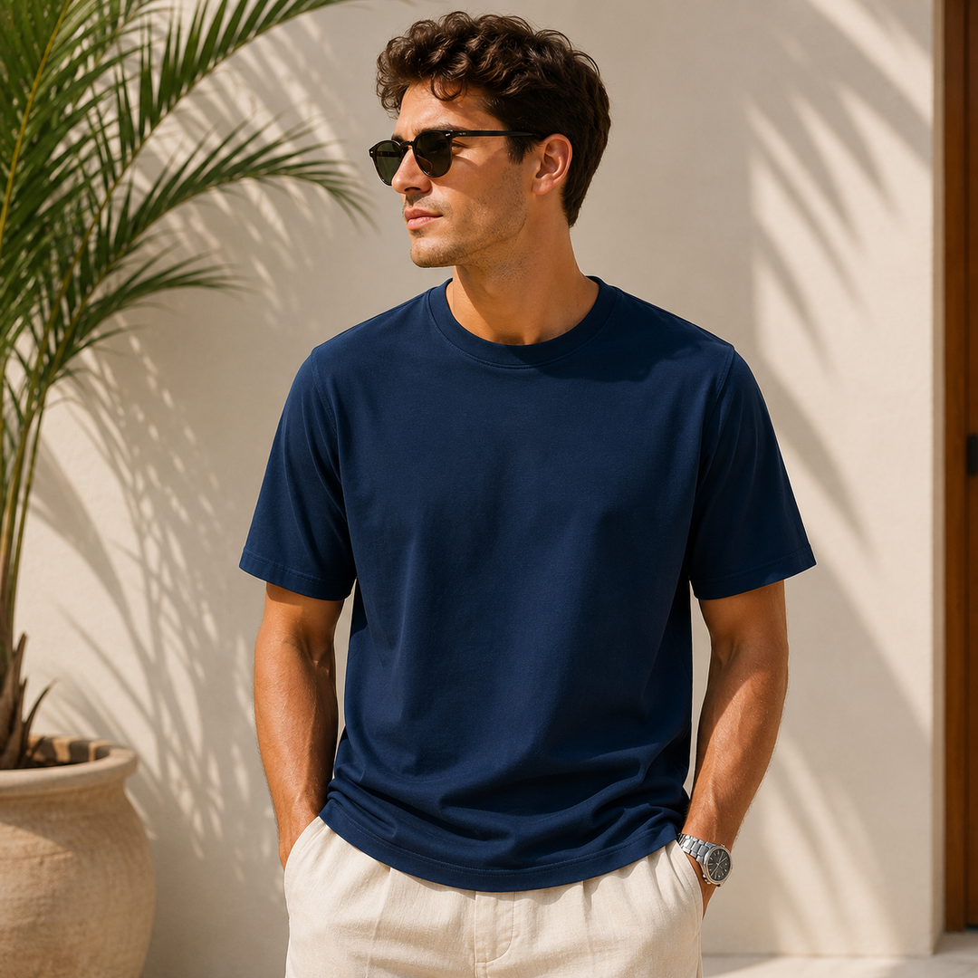 Guy™ | Luxuriöses Seiden-T-Shirt
