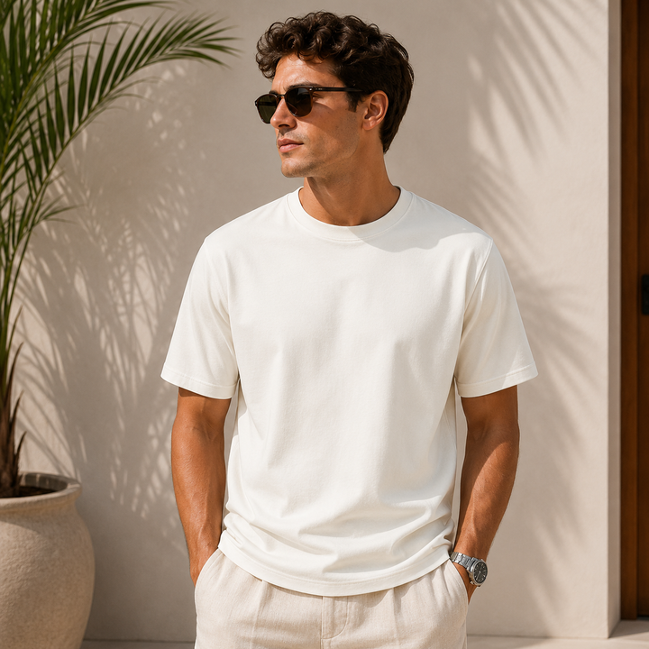 Guy™ | Luxuriöses Seiden-T-Shirt