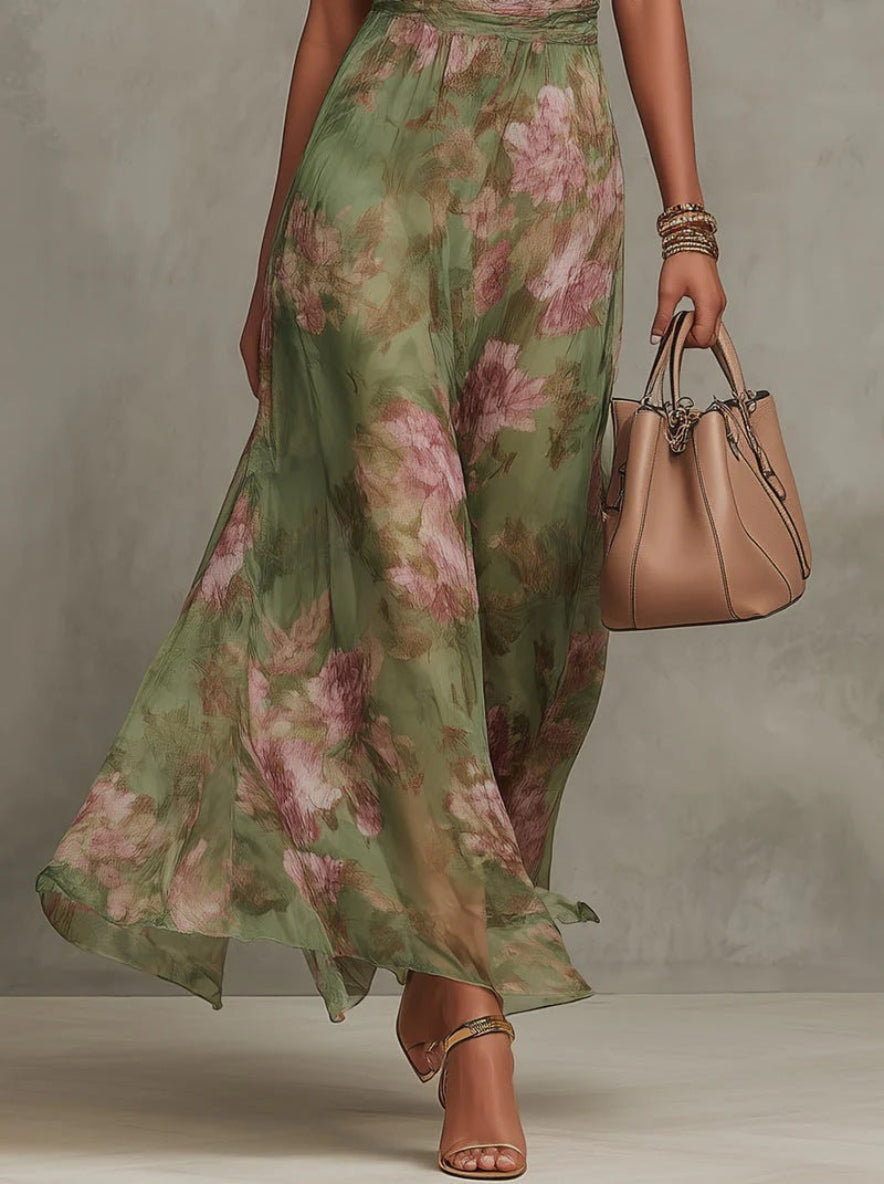 Lina| Elegante Maxikleid