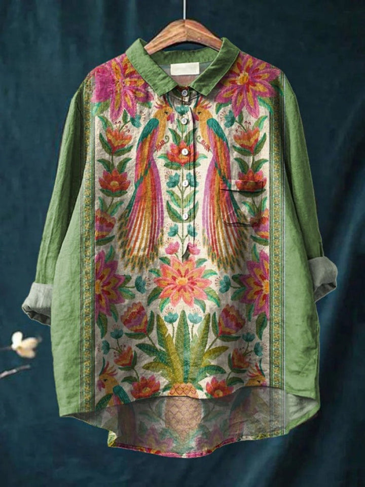 Tamara | Shirt mit lebhaftem Blumenprint