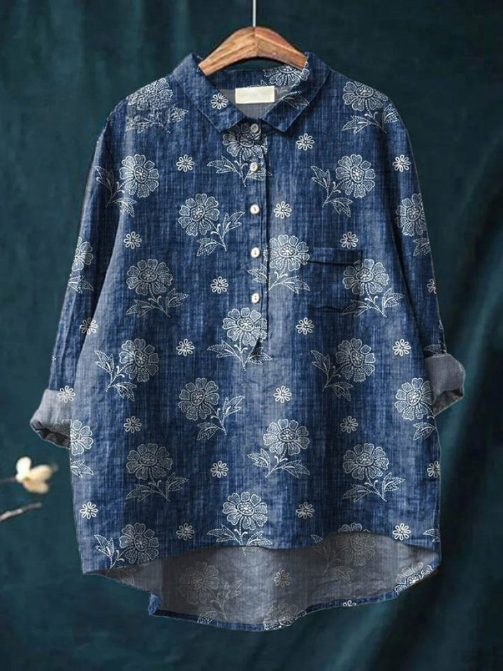 Tamara | Shirt mit lebhaftem Blumenprint