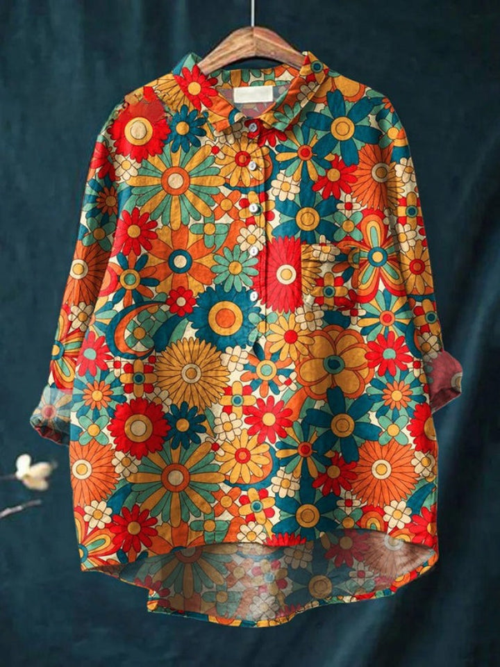 Tamara | Shirt mit lebhaftem Blumenprint
