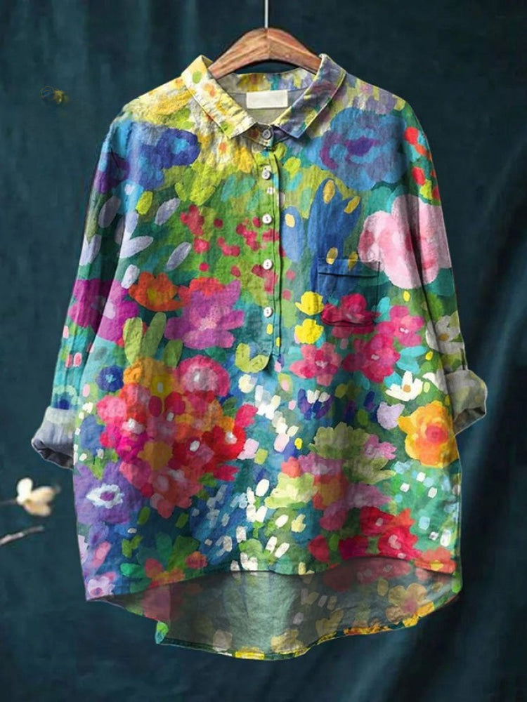Tamara | Shirt mit lebhaftem Blumenprint