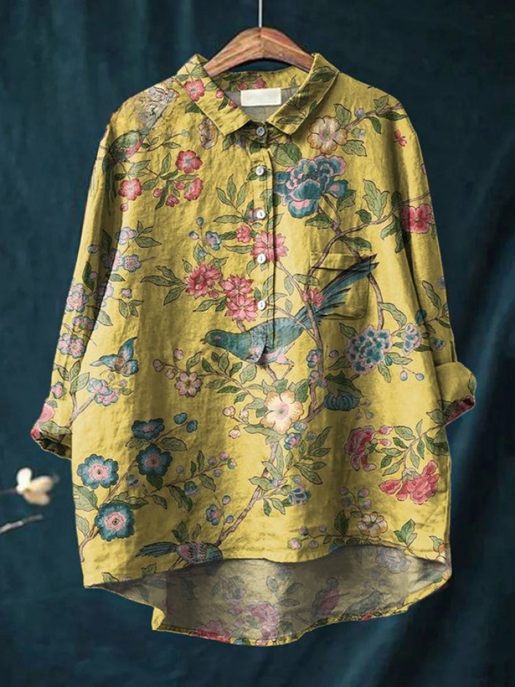 Tamara | Shirt mit lebhaftem Blumenprint