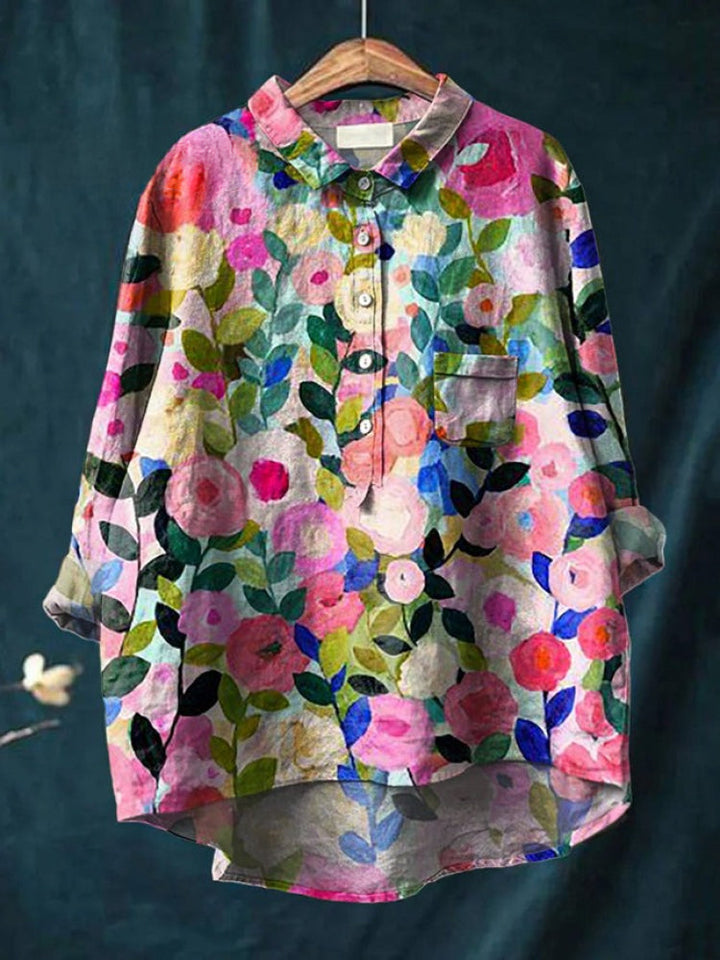 Tamara | Shirt mit lebhaftem Blumenprint