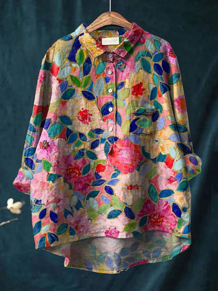 Tamara | Shirt mit lebhaftem Blumenprint