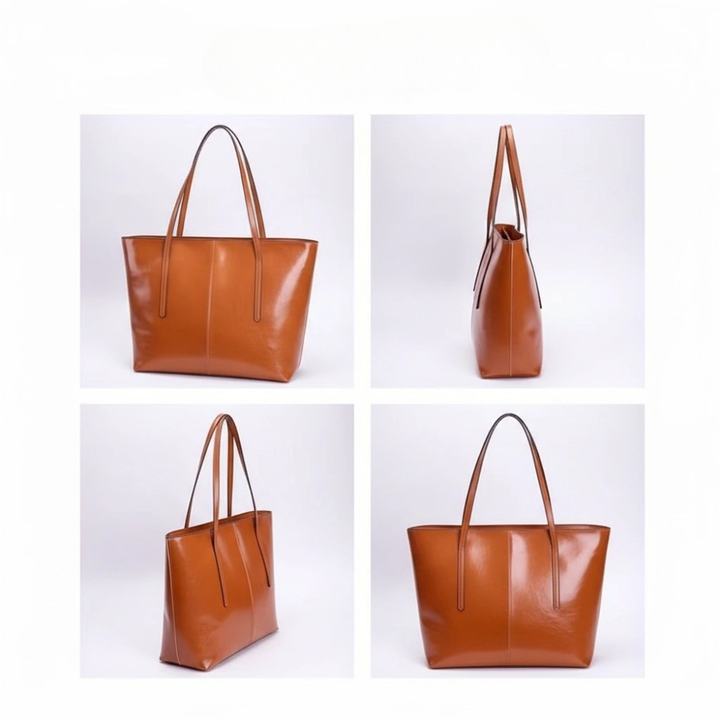 Mirella™ – Luxuriöse Echtleder Shopper-Tasche