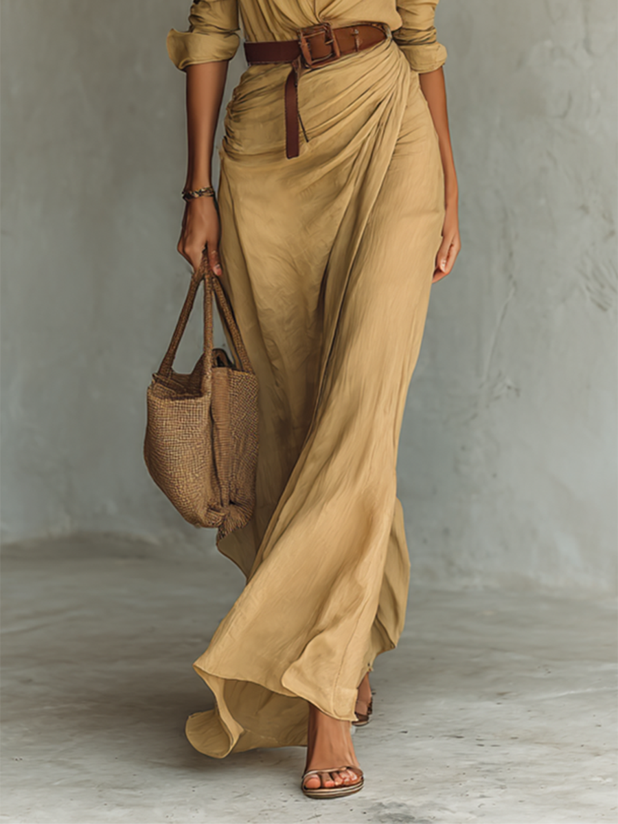 Aurora | Fließendes Maxikleid