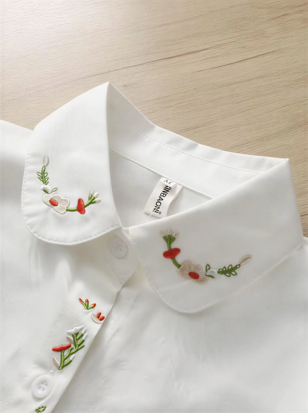 Julliette | Bestickte Baumwollbluse