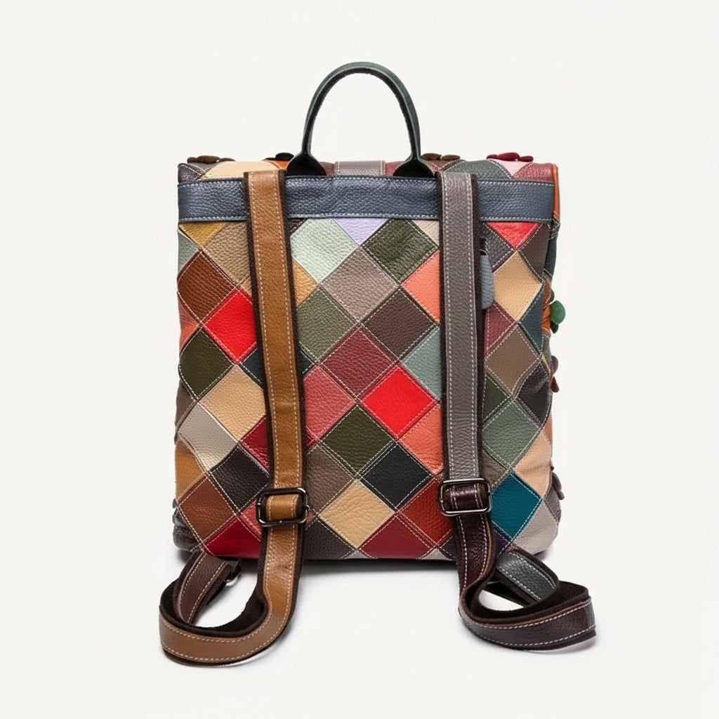 Fleur™ – Luxuriöser Echtleder Rucksack.