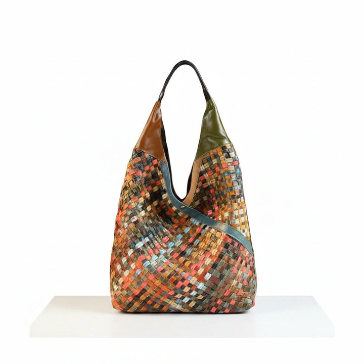 Fiorella™ – Gewebte Echtleder Tote Bag