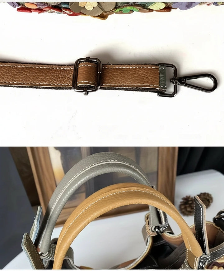 Fleur™ – Luxuriöse Echtleder Handtasche
