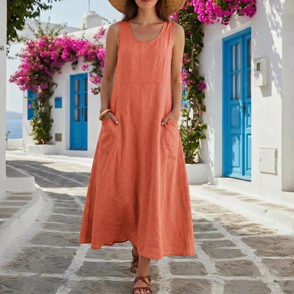 Miranda™ | Leichtes Leinen-Sommerkleid