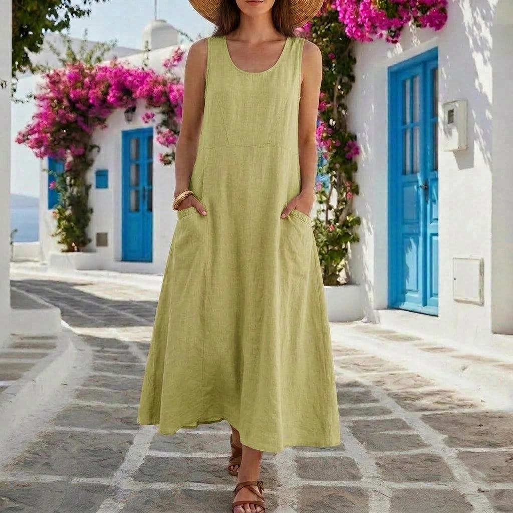 Miranda™ | Leichtes Leinen-Sommerkleid