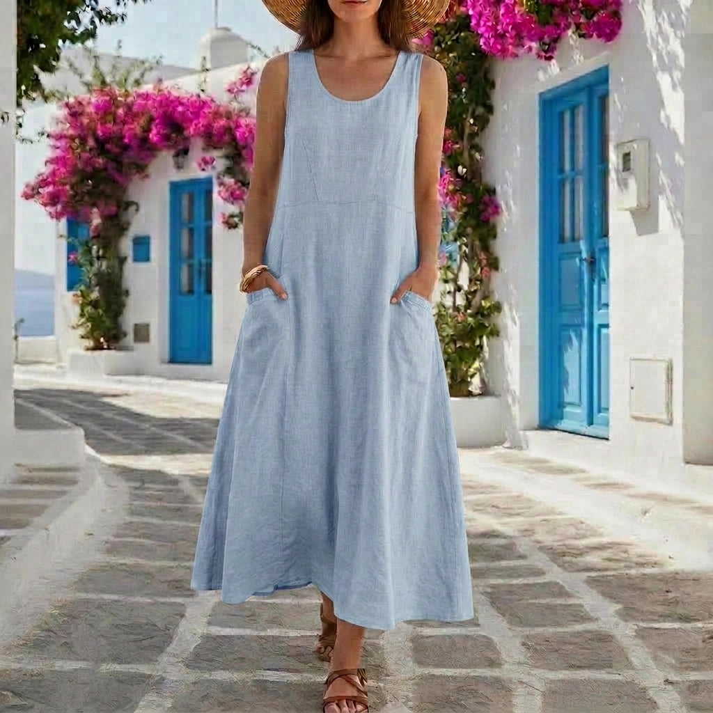 Miranda™ | Leichtes Leinen-Sommerkleid