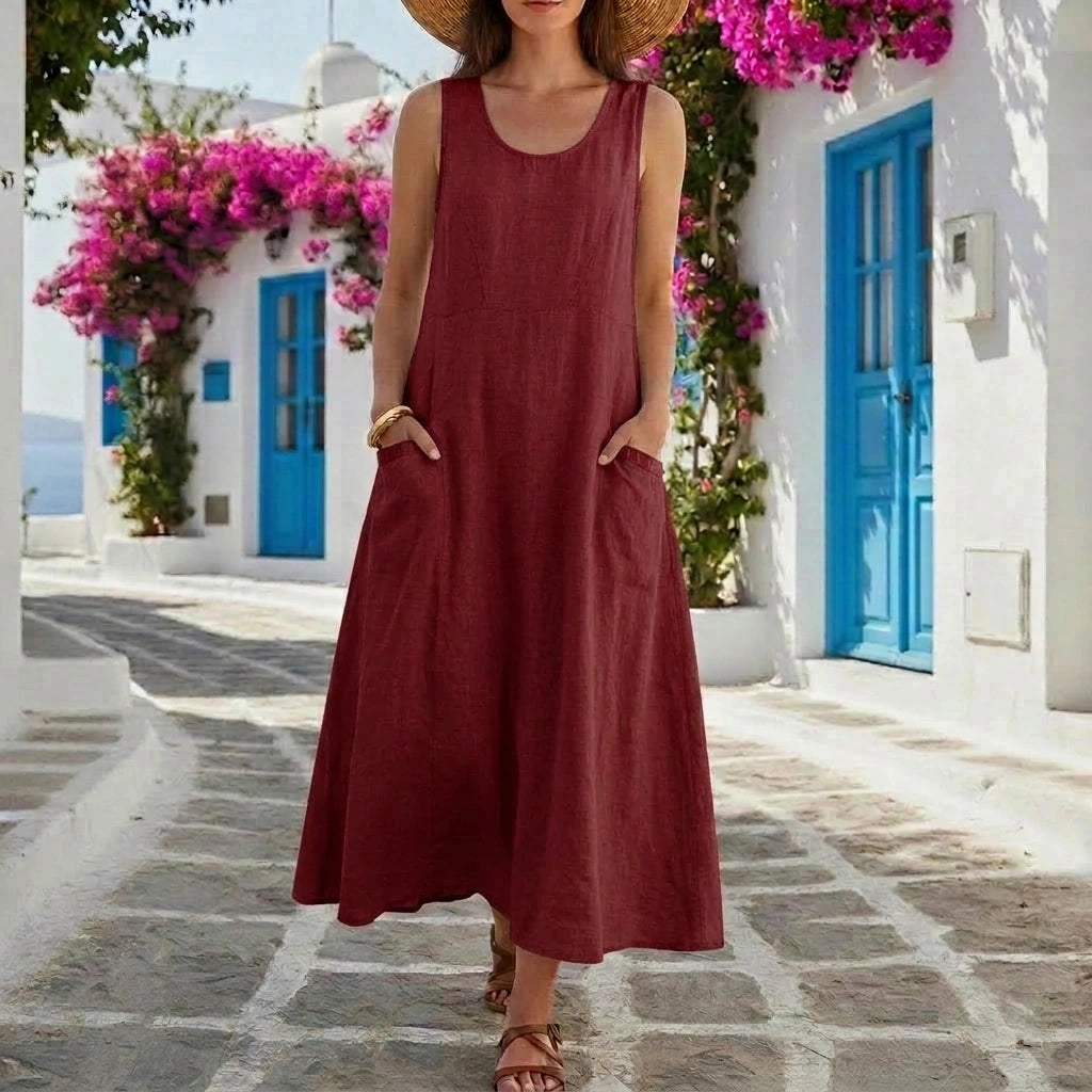 Miranda™ | Leichtes Leinen-Sommerkleid