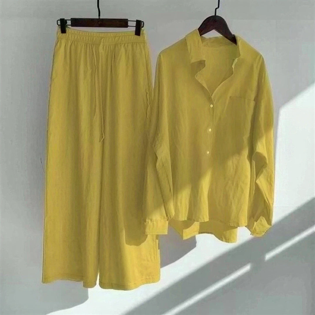 Lisa™ | Luftiges Leinen-Set