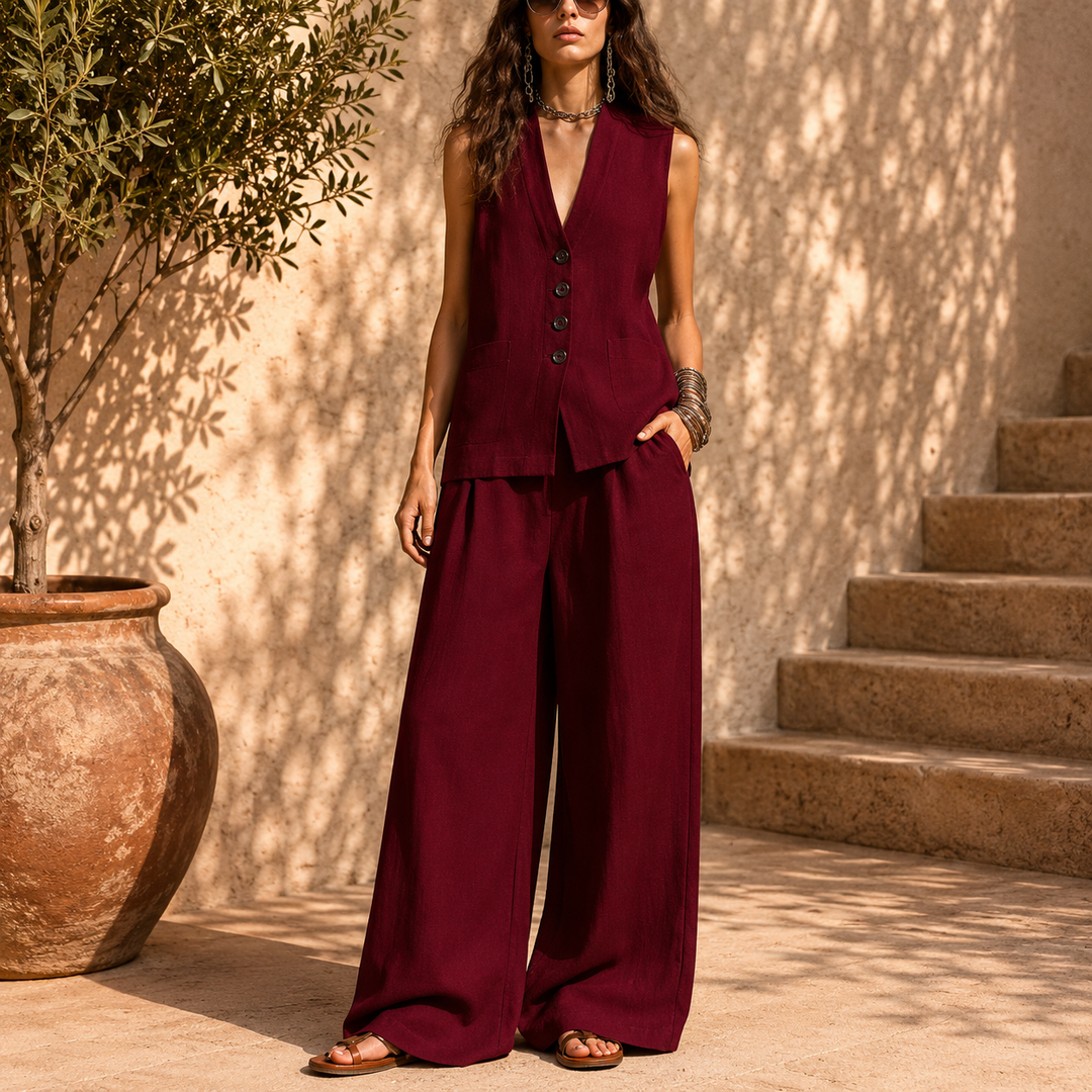 Cloe™ | Elegantes Leinen-Set