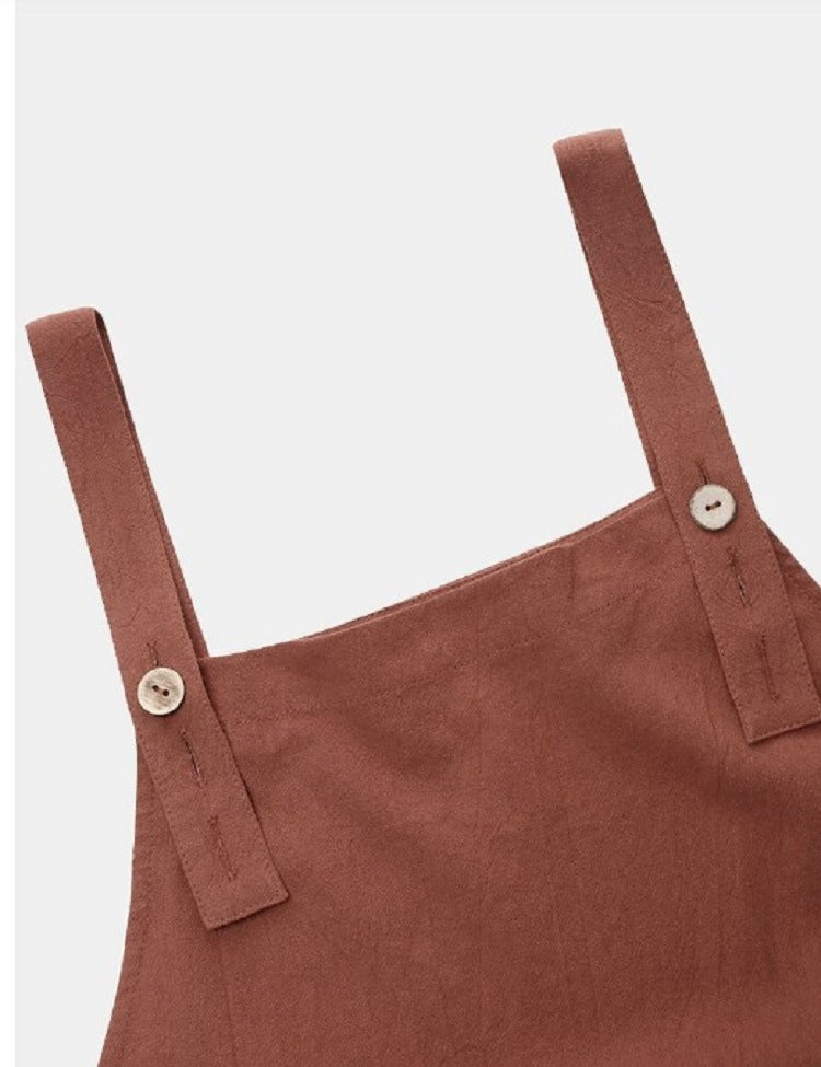 Mila™ | Lässige Baumwoll-Latzhose