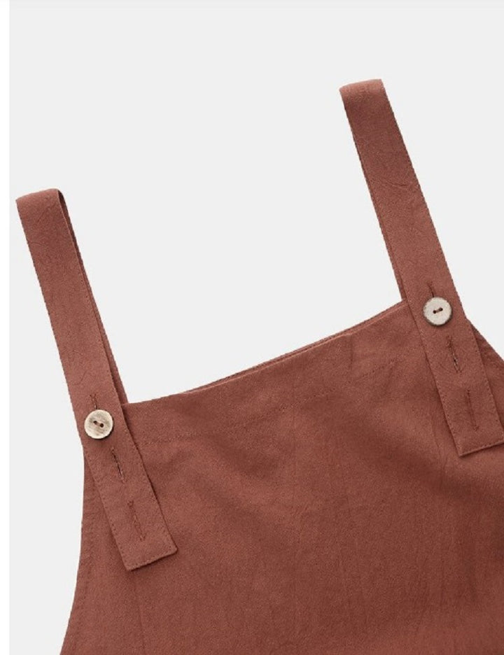 Mila™ | Lässige Baumwoll-Latzhose