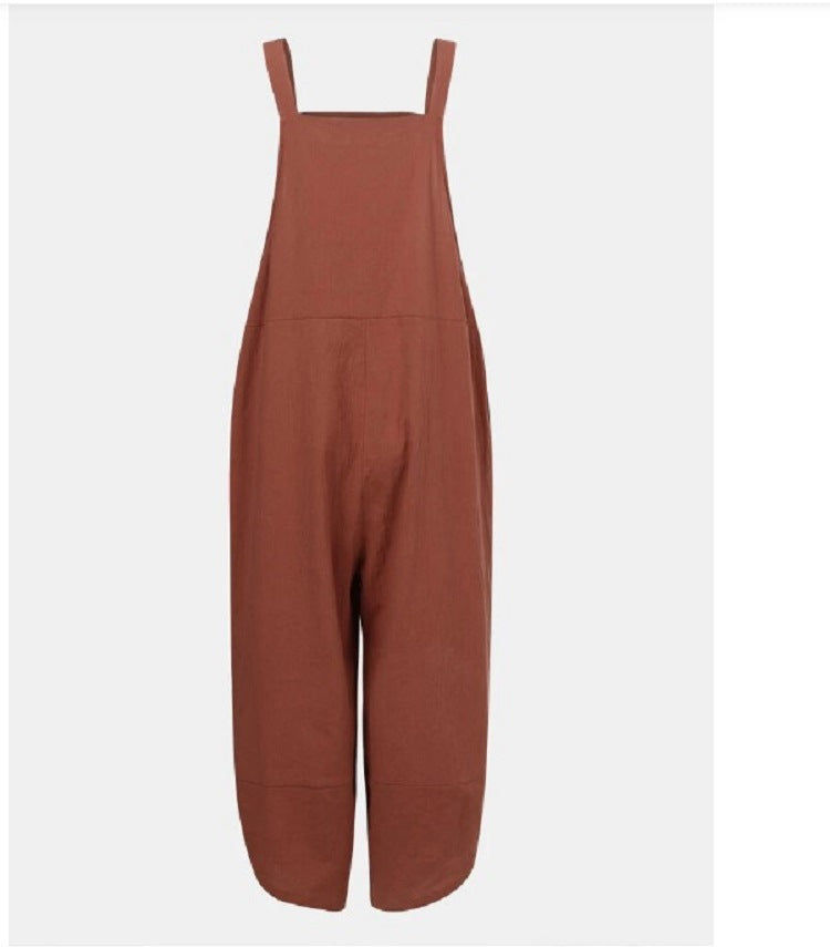 Mila™ | Lässige Baumwoll-Latzhose